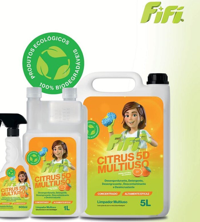 Citrus 5D · produtos de limpeza FIFI