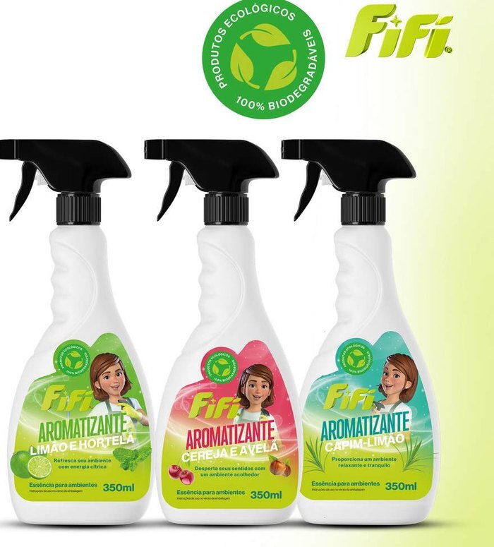 Aromatizantes · produtos de limpeza FIFI